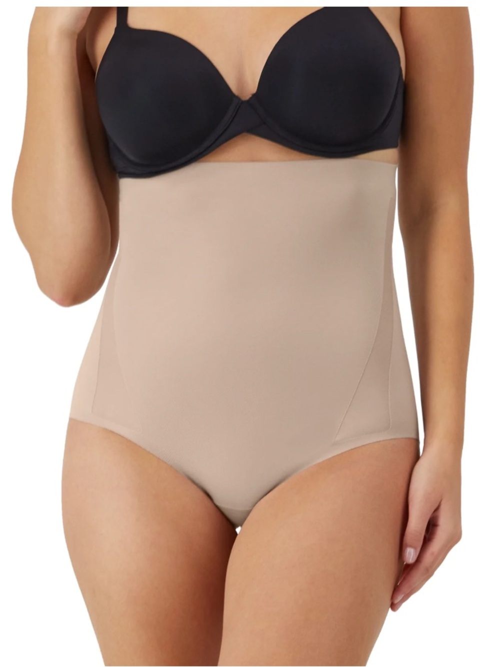 High-Waist Shaping Brief - Nude , NEW